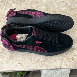 PUMA Kids Shoes with Pink Accents